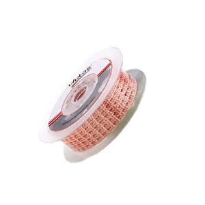 Kurdele Kanaviçe File Modeli 2 Cm (20 Metre)  Pudra