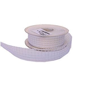Kurdele Kanaviçe File Modeli 2 Cm (20 Metre)  Beyaz