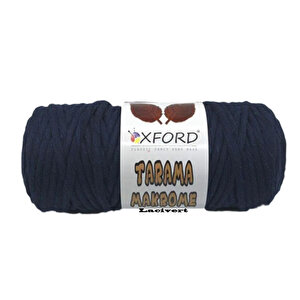 Taranabilir Makrome İpi Taranan Makrame Pamuk İpliği 5 Mm 250 Gr  Lacivert