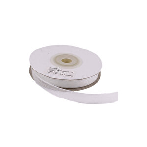 Organze Kurdele 10 Mm (22 Metre)  Beyaz