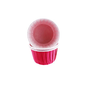 Cupcake Kalıbı Büyük Boy Düz Renk  62*40 Mm (100 Adet)  Fuşya
