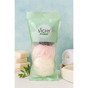 Banyo Lifi Yumuşak Top Lif Naturel Ponpon Banyo Lifi 120 Gr Yumuşak Banyo Lifi 3lü Set
