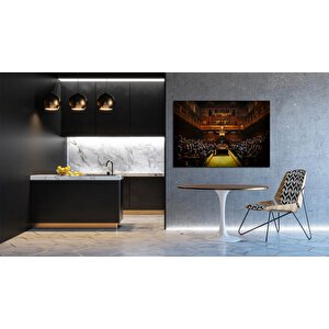 Banksy Şempanze Parlamentosu Kanvas; Banksy Tarzı Reprodüksiyon; Asmaya Hazır Sokak Sanatı