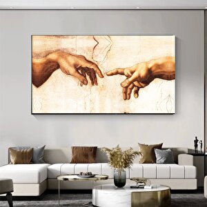 Hand Graffiti Canvas, Graffiti Painting, Lovers Holding Hands Canvas Print
