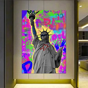 Grafiti Kanvas Baskı, Grafiti Sanat Baskısı, Soyut Sanat Baskısı, Sokak Sanatı Kanvası 30x40 cm