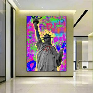 Grafiti Kanvas Baskı, Grafiti Sanat Baskısı, Soyut Sanat Baskısı, Sokak Sanatı Kanvası 30x40 cm