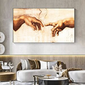 Hand Graffiti Canvas, Graffiti Painting, Lovers Holding Hands Canvas Print 40x80 cm