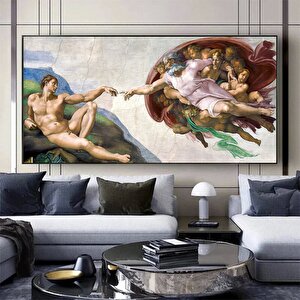 El Graffiti Kanvası; Ellerini Tutan Aşıklar Baskısı; Sokak Sanatı Eller; Graffiti El Tablosu 30x60 cm