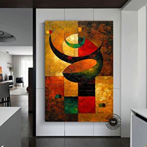 Soyut Modern Ve Çağdaş Şekiller Tablosu, Kanvas Duvar Dekoru, Soyut Sanat Tablosu