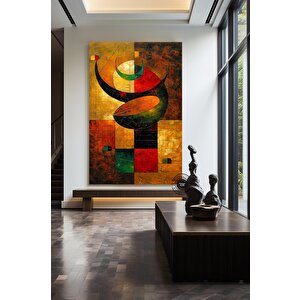 Soyut Modern Ve Çağdaş Şekiller Tablosu, Kanvas Duvar Dekoru, Soyut Sanat Tablosu
