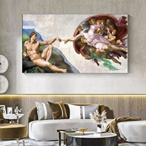 El Graffiti Kanvası; Ellerini Tutan Aşıklar Baskısı; Sokak Sanatı Eller; Graffiti El Tablosu 20x40 cm