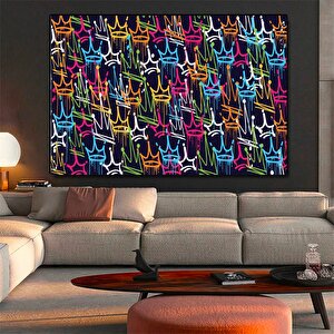 Banksy Tarzı El Yapımı Graffiti; Duvar Sanatı 60x120 cm