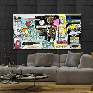 Banksy Kanvas Sanatı, Banksy Sokak Graffiti Sanatı, Banksy Tarzı Graffiti Duvar Dekoru