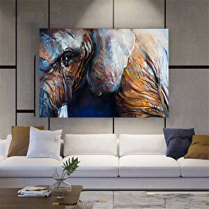 Modern Print Graffiti Art Abstract Elephant Canvas Painting Street Colorful Animals Picture For Home 100x200 cm