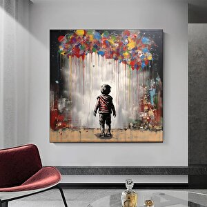 Modern Sokak Sanatı | Orijinal Graffiti | Soyut Kanvas Resim