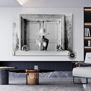 Banksy, Banksy Duvar Sanatı, Banksy Kanvas, Banksy Sokak Sanatı, Graffiti Kanvas, Banksy Stili 100x200 cm