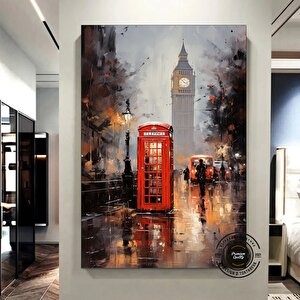 Londra Şehir Sanatı; Kentsel Manzara Kanvas; Sevgiliye Hediye