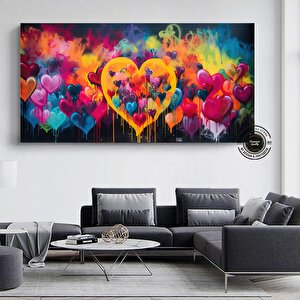 Banksy Graffiti Kalpler; Sokak Sanatı; Büyük Çerçeveli Set; Asmaya Hazır