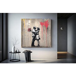 Modern Sokak Sanatı; Orijinal Graffiti; Benzersiz Soyut Kanvas Resimleri; Renkli Tablo; Asmaya Hazır