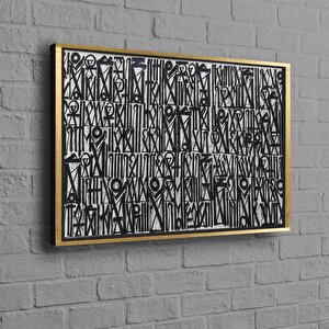 Büyük Soyut Retna Duvar Sanatı, Graffiti Amerikan Reprodüksiyon Tablosu, Kanvas Duvar Posteri Baskı