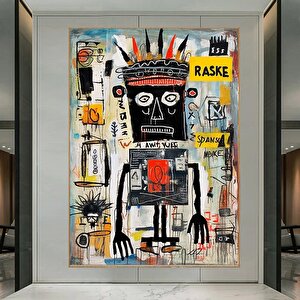 Modern Sokak Sanatı; Orijinal Graffiti; Benzersiz Soyut Kanvas Resimler; Renkli Tablo; Asmaya Hazır