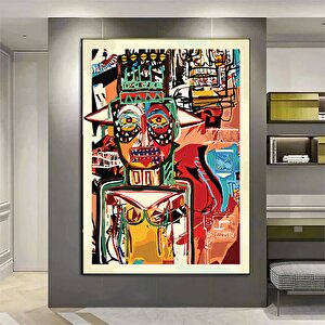 Grafiti Kanvas Baskısı, Grafiti Sanat Baskısı, Soyut Sanat Baskısı, Sokak Sanatı Kanvası 30x40 cm