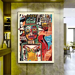 Grafiti Kanvas Baskısı, Grafiti Sanat Baskısı, Soyut Sanat Baskısı, Sokak Sanatı Kanvası 30x40 cm