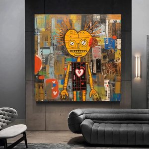 Modern Sokak Sanatı; Orijinal Graffiti 60x60 cm