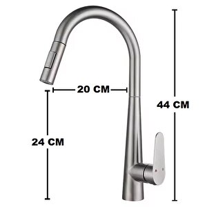 Inox Spi̇ralli̇ Mutfak Evye Batarya Çek Birak Uzayan İki̇ Modlu Başlik Fiski̇ye Musluk Yeni̇ Armatür