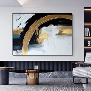 Orijinal Soyut Kanvas Baskılar; Modern Soyut Duvar Dekoru; Renkli Yağlı Soyut Tablo; Soyut Sanat Bas 100x200 cm