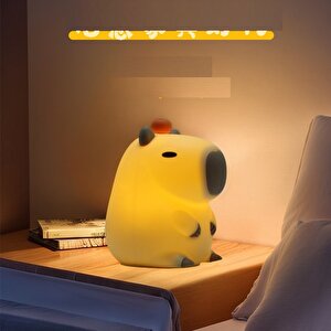 Silikon Capybara Dokunmatik Gece Lambası, 15x10