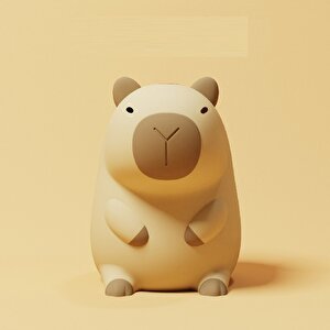 Silikon Capybara Dokunmatik Gece Lambası, 15x10