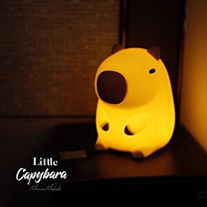 Silikon Capybara Dokunmatik Gece Lambası, 15x10