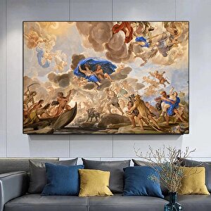 Rönesans Kanvası – Versailles Sarayı Tavan Tablosu 150x290 cm