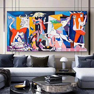 Guernica Kanvas; Picasso Baskısı 100x150 cm