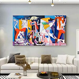 Guernica Kanvas; Picasso Baskısı 100x150 cm
