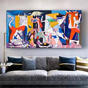 Guernica Kanvas; Picasso Baskısı 100x200 cm