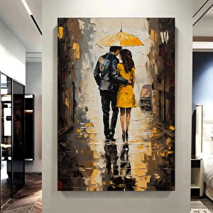 Yağmurda Yürüyen Çift Tabloları