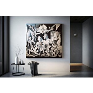 Guernica Kanvası, Pablo Picasso Guernica Tablosu Baskısı, Guernica Duvar Sanatı 40x40 cm