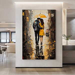 Yağmurda Yürüyen Çift Tabloları