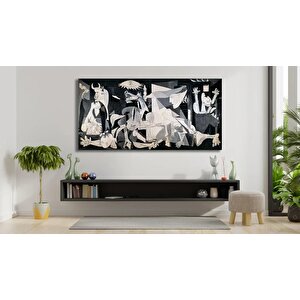 Guernica Kanvası, Pablo Picasso Guernica Baskısı, Ünlü Tablo Reprodüksiyonu 80x150 cm
