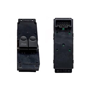 Cam Düğmesi Ön Sol Accent Blue 2011- Çiftli Kilitsiz