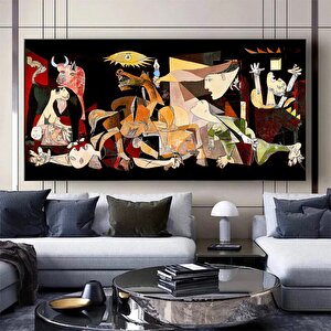 Guernica Kanvas, Pablo Picasso Guernica Baskısı, Duvar Dekoru 20x30 cm
