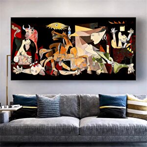 Guernica Kanvas, Pablo Picasso Guernica Baskısı, Duvar Dekoru 20x30 cm