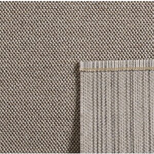 Yumuşak Bukleli Sisal Jüt Salon Oturma Odası Kahverengi Renkli Yuvarlak Halı