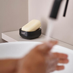 Slim Kompakt Sabunluk Mat Siyah