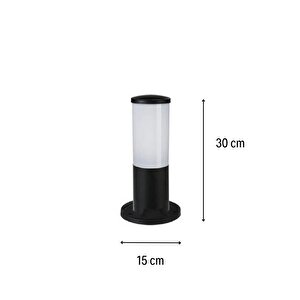 Huzur Elektrik Bollard Direk 30cm Aydınlatma Armatürü 13400
