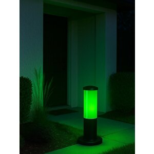 Huzur Elektrik Bollard Yeşil Set Üstü Direk 30cm Aydınlatma Armatürü 13402