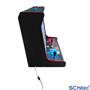 Schitec 4khd 3d Pandora 9800 Arcade Oyunlu Taşınabilir Pandora Masaüstü Kabinli 17inç Atari Makinası