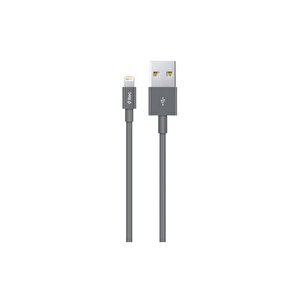 Usba To Lightning Hızlı Data Ve Fast Şarj Kablosu 100cm Gri 2dk7508gr